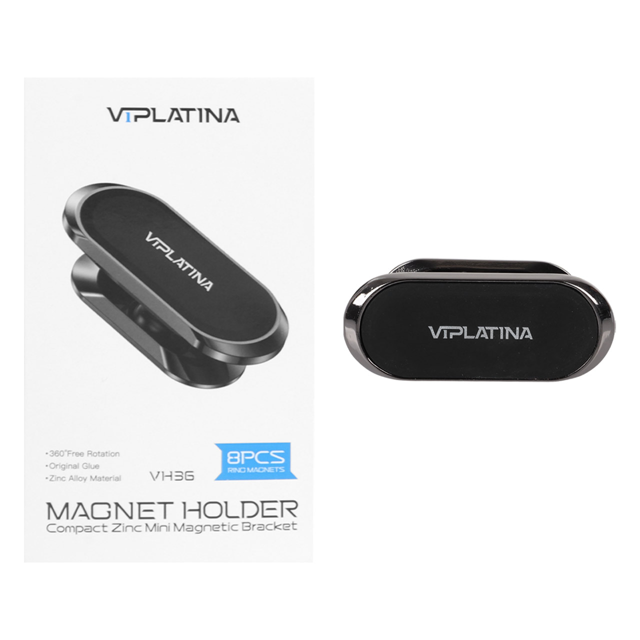 هولدر گوشی موبایل مگنتی VIPLATINA مدل VH36 - مشکی